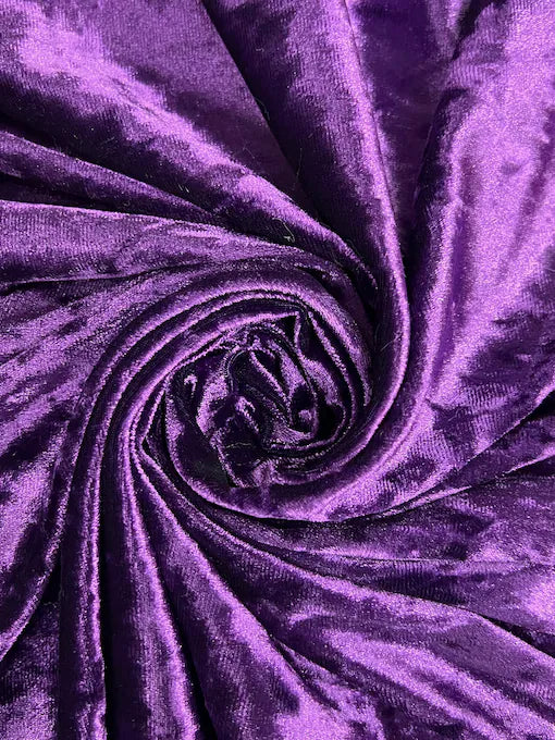 BRIGHT PURPLE CRUSHED VELVET MAT +SIMPLE TASSEL