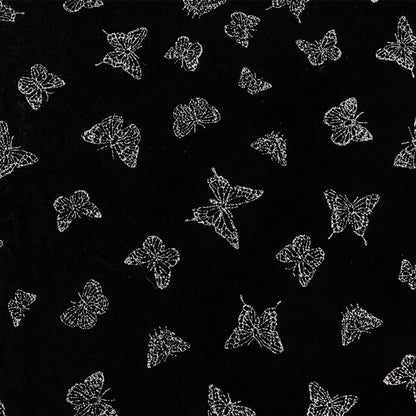 BUTTERFLY SPARKLE VELVET MAT +SIMPLE TASSEL